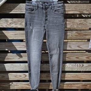 Kut Gray Button-Fly Jeans